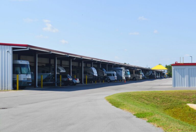 Covered RV and Boat Storage